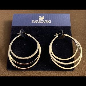 Swarovski Crystal Hoop Earrings